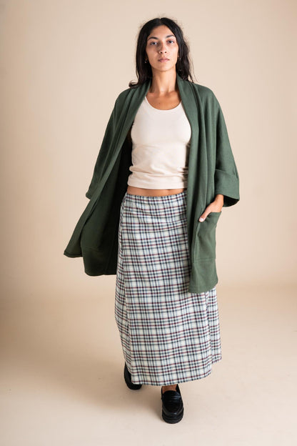 Timberline Cardigan (Updated) in Forest