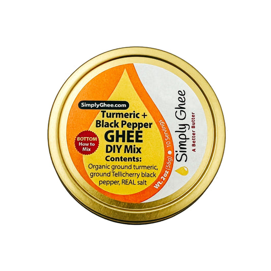Turmeric + Black Pepper Ghee DIY Mix - Homeland Harvest