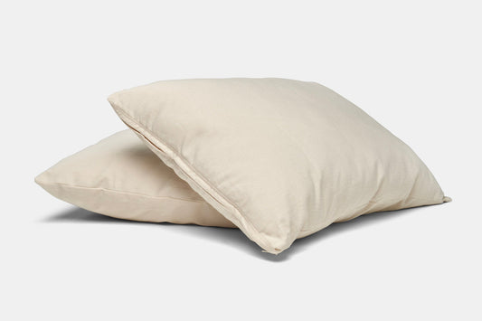 Natural Cotton Pillow With Wool Filling - Homeland Harvest