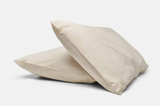 Natural Cotton Bed Pillowcases - Homeland Harvest