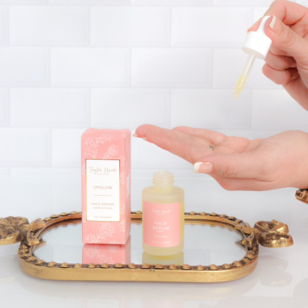 UpGlow Organic Face Serum | Collagen | Hyaluronic Acid