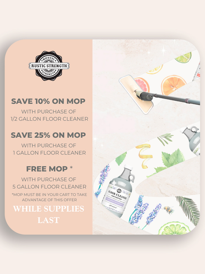 Floor Cleaner Concentrate | Rosemary, Mint & Tea Tree - Homeland Harvest