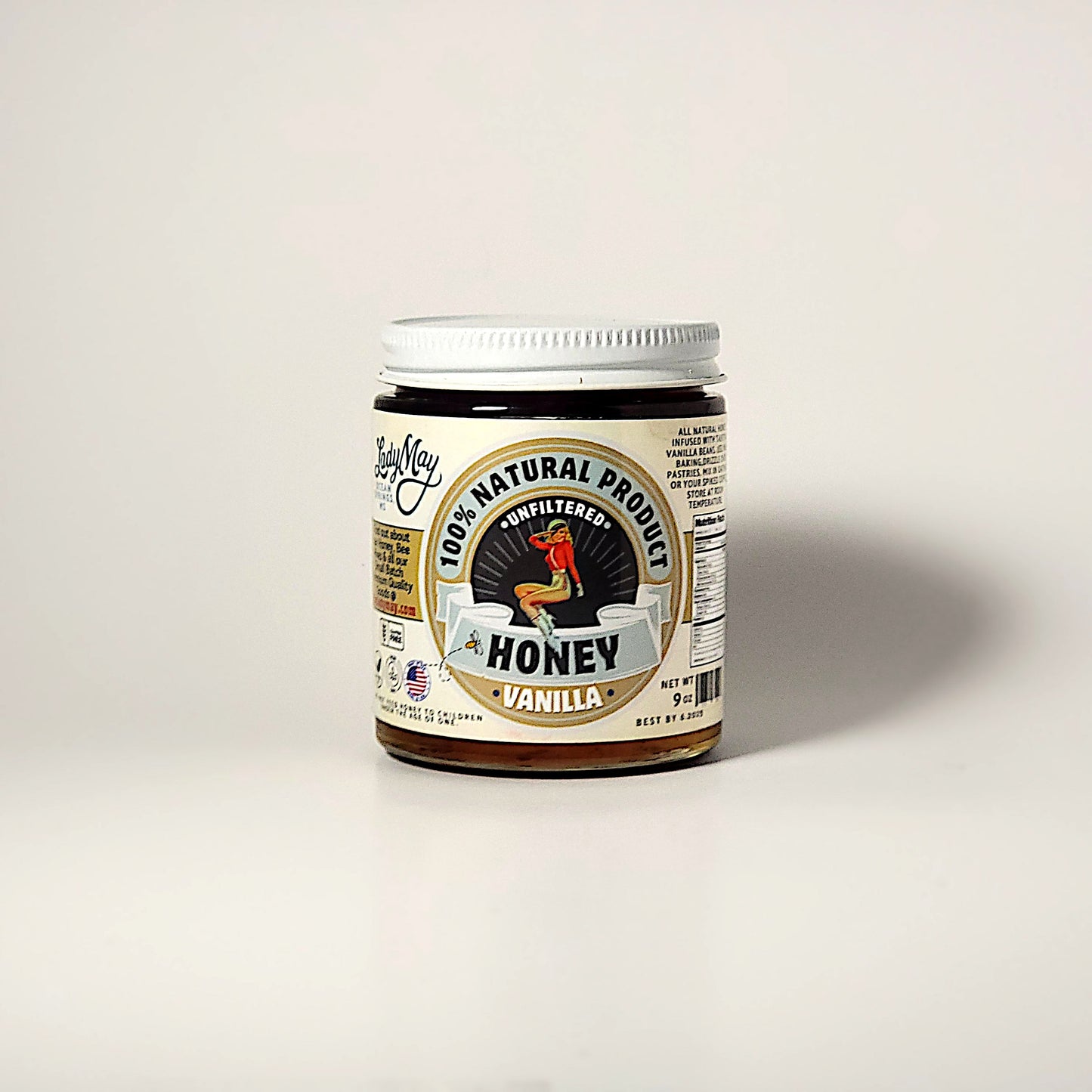 Honey For Your Honey Gift Box - 9oz - Raw, Hot, Vanilla, Whipped, Cinnamon Whipped