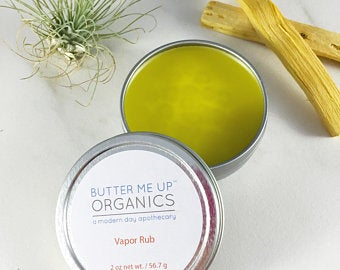 Handmade Organic Vapor Rub / Sick Balm - Homeland Harvest