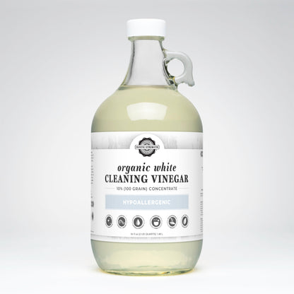 Organic White Cleaning Vinegar Concentrate | 10% (100 grain) - Homeland Harvest