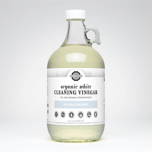 Organic White Cleaning Vinegar Concentrate | 10% (100 grain) - Homeland Harvest