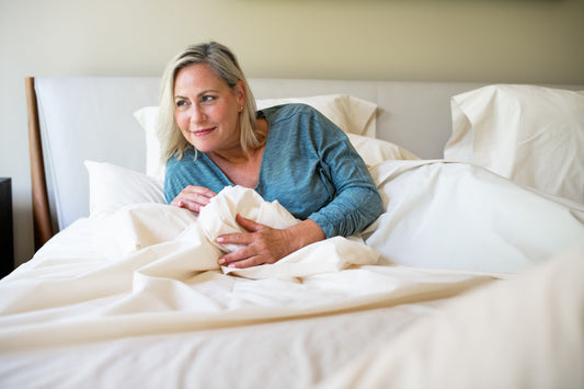Cotton Percale Bed Sheet Set - Homeland Harvest