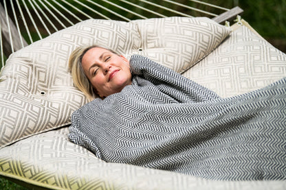 Chevron Pattern Soft Wool Throw Size Blanket - Homeland Harvest
