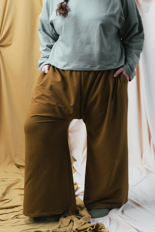 Zinat Pant (Updated) in Almond