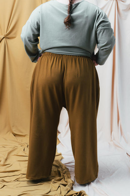 Zinat Pant (Updated) in Almond