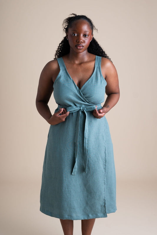 Rove Dress in Agave