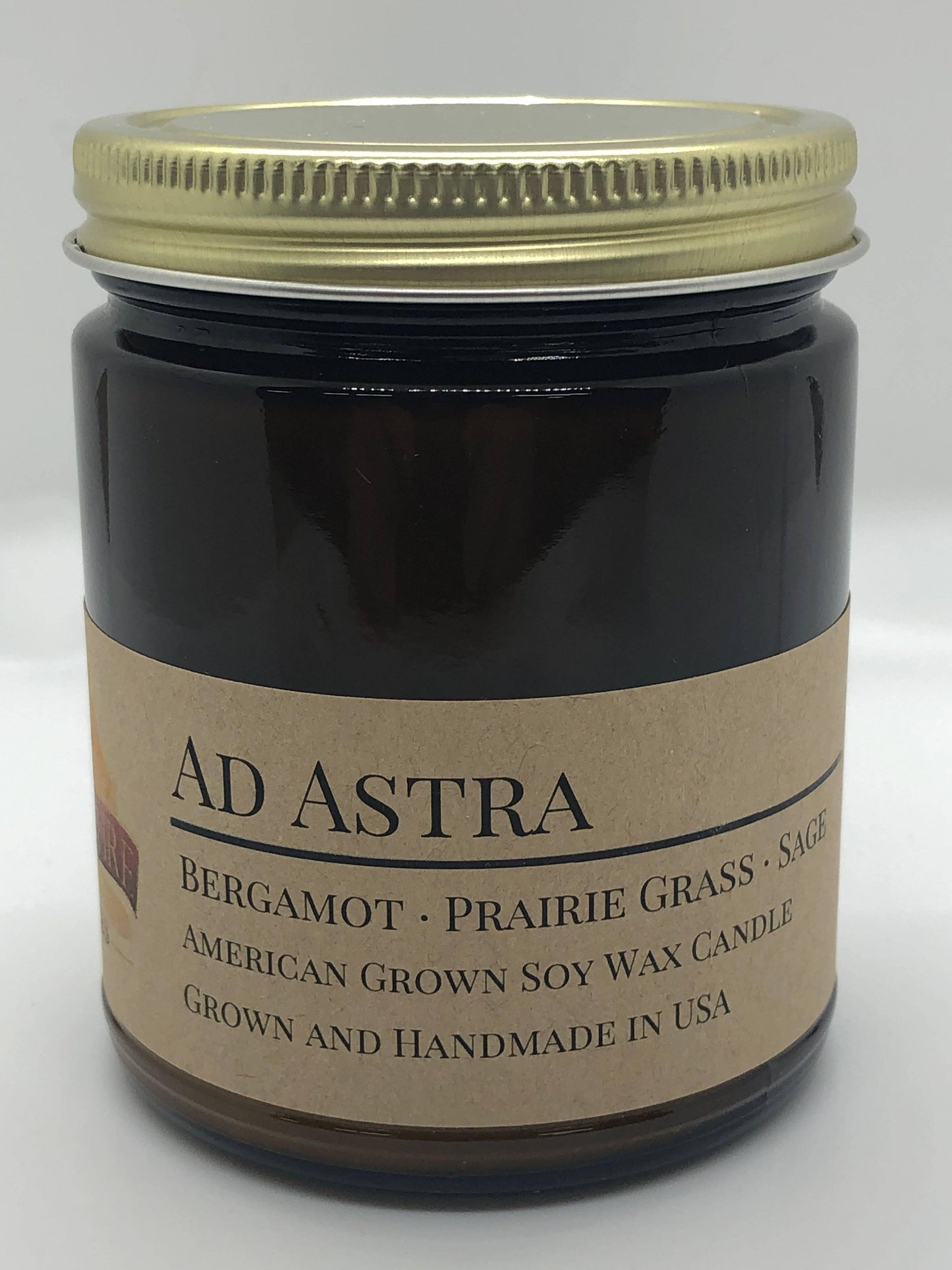 Ad Astra Soy Wax Candle | 9 oz Amber Apothecary Jar