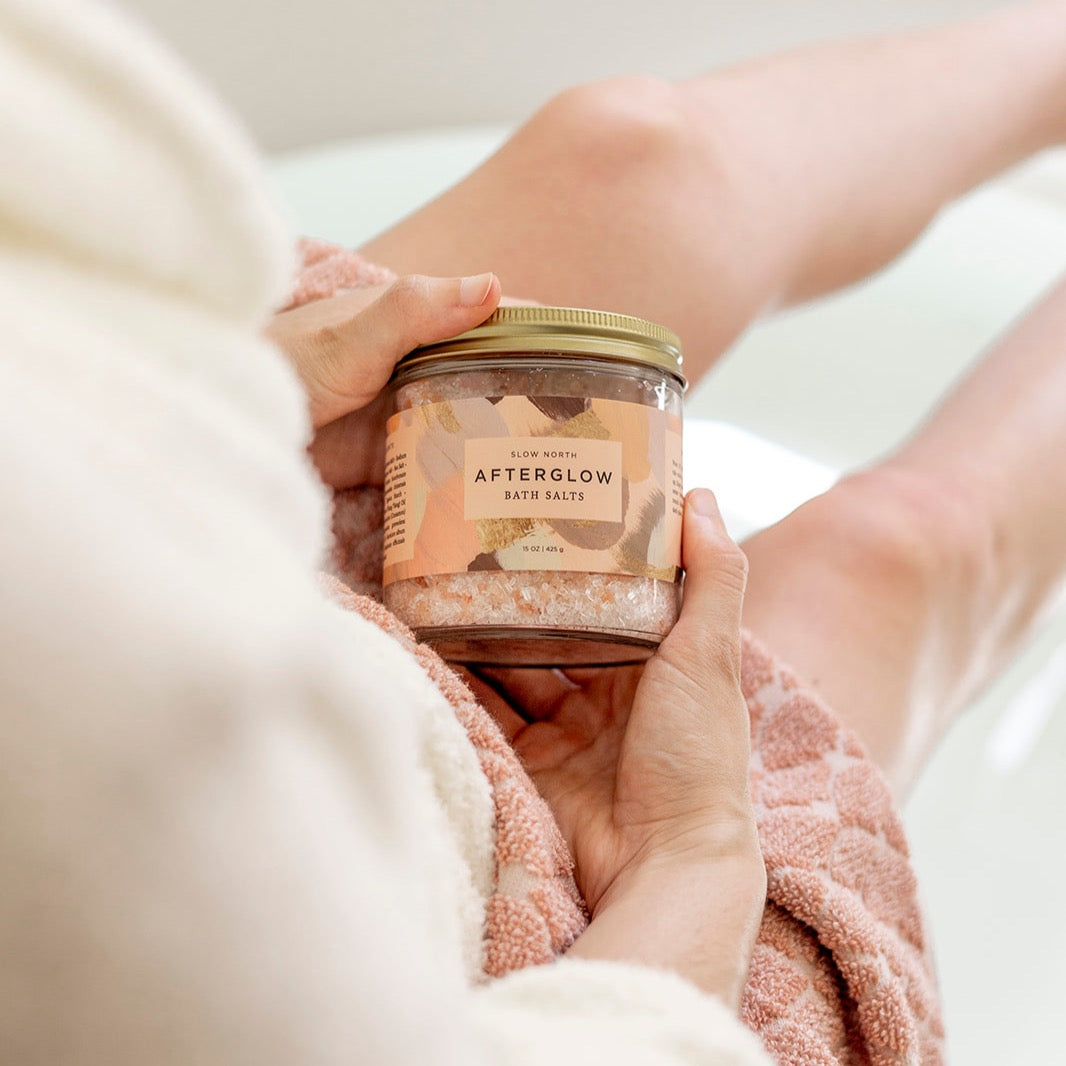 Afterglow Bath Salts - 15 oz Jar - Homeland Harvest