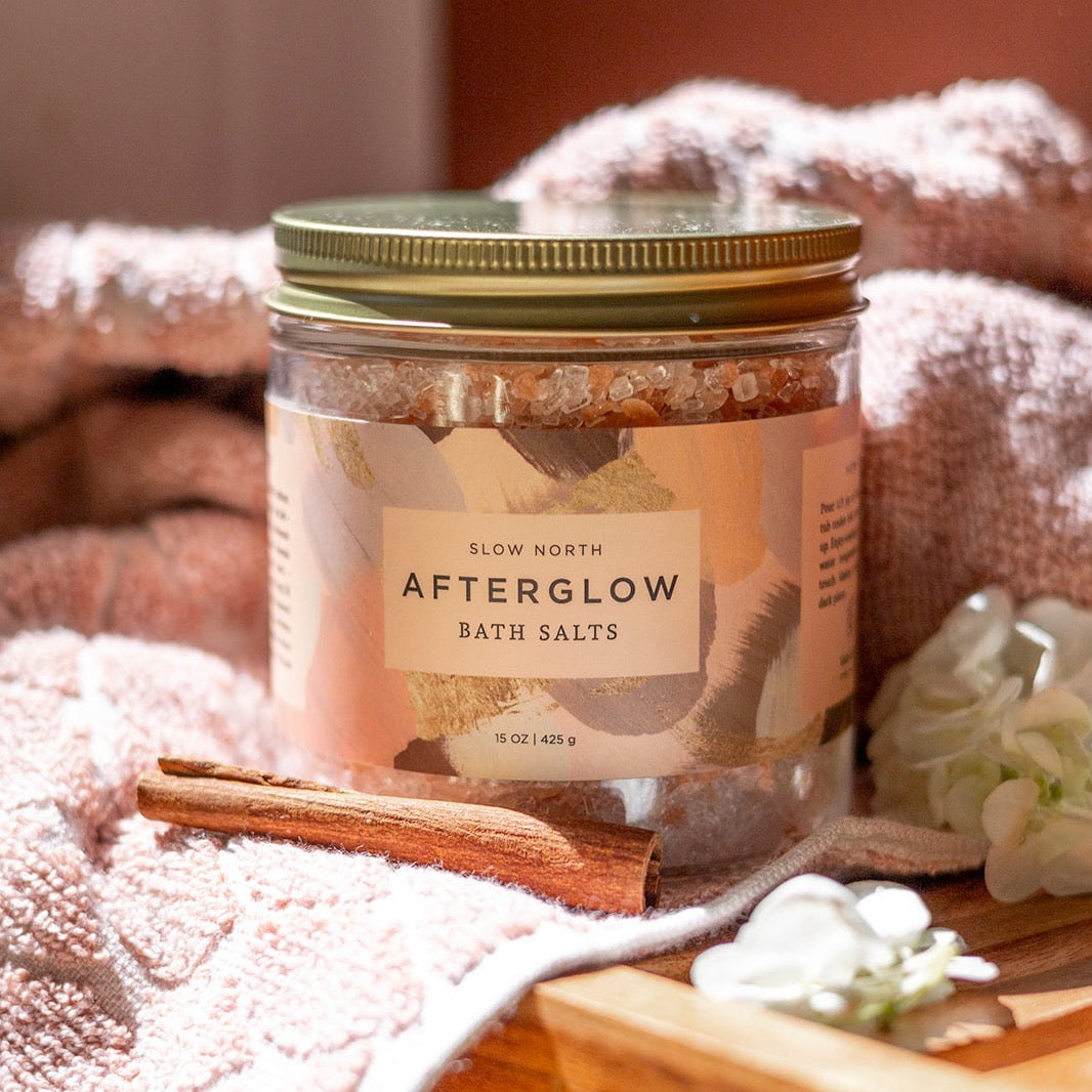 Afterglow Bath Salts - 15 oz Jar - Homeland Harvest