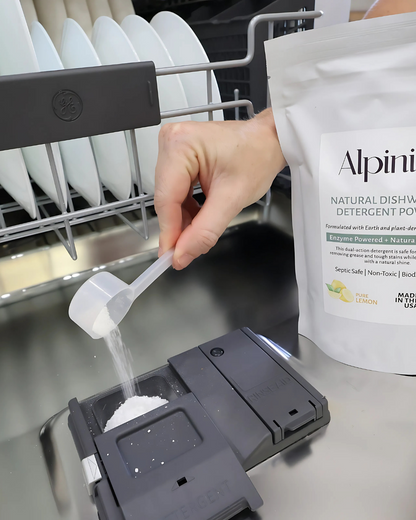 Powerful Natural Dishwasher Detergent with Bioenzymes