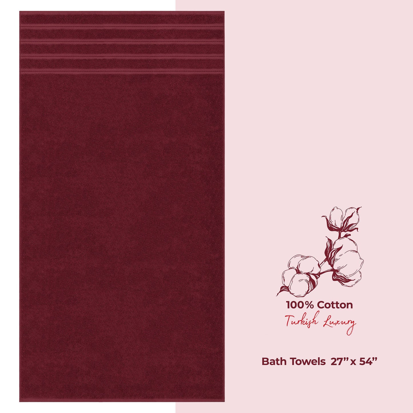 American Soft Linen Single Piece 100% Cotton Turkish Towels with 20 Different Colors, Create Your Set