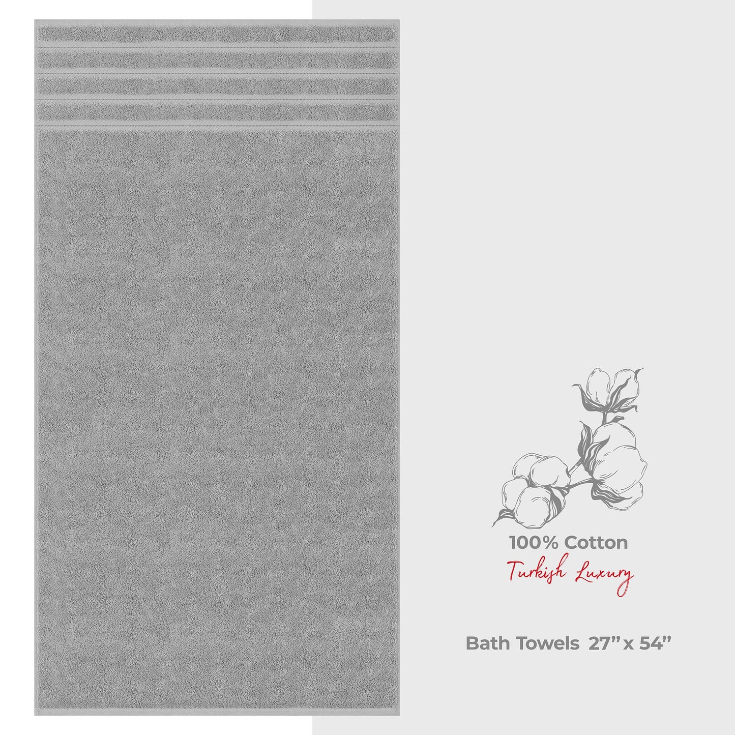 American Soft Linen Single Piece 100% Cotton Turkish Towels with 20 Different Colors, Create Your Set