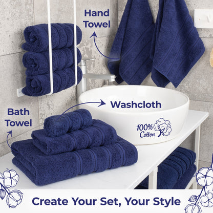 American Soft Linen Single Piece 100% Cotton Turkish Towels with 20 Different Colors, Create Your Set
