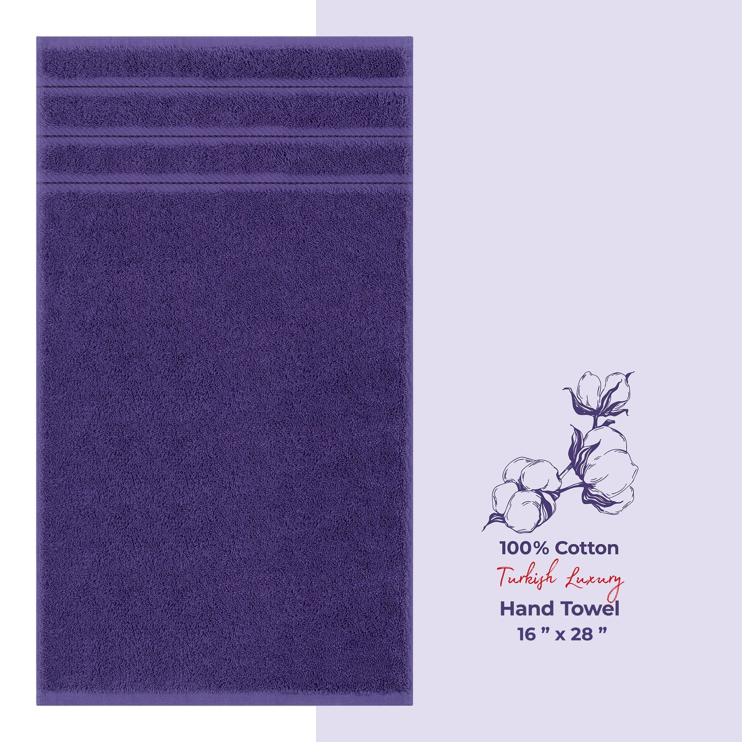 American Soft Linen Single Piece 100% Cotton Turkish Towels with 20 Different Colors, Create Your Set