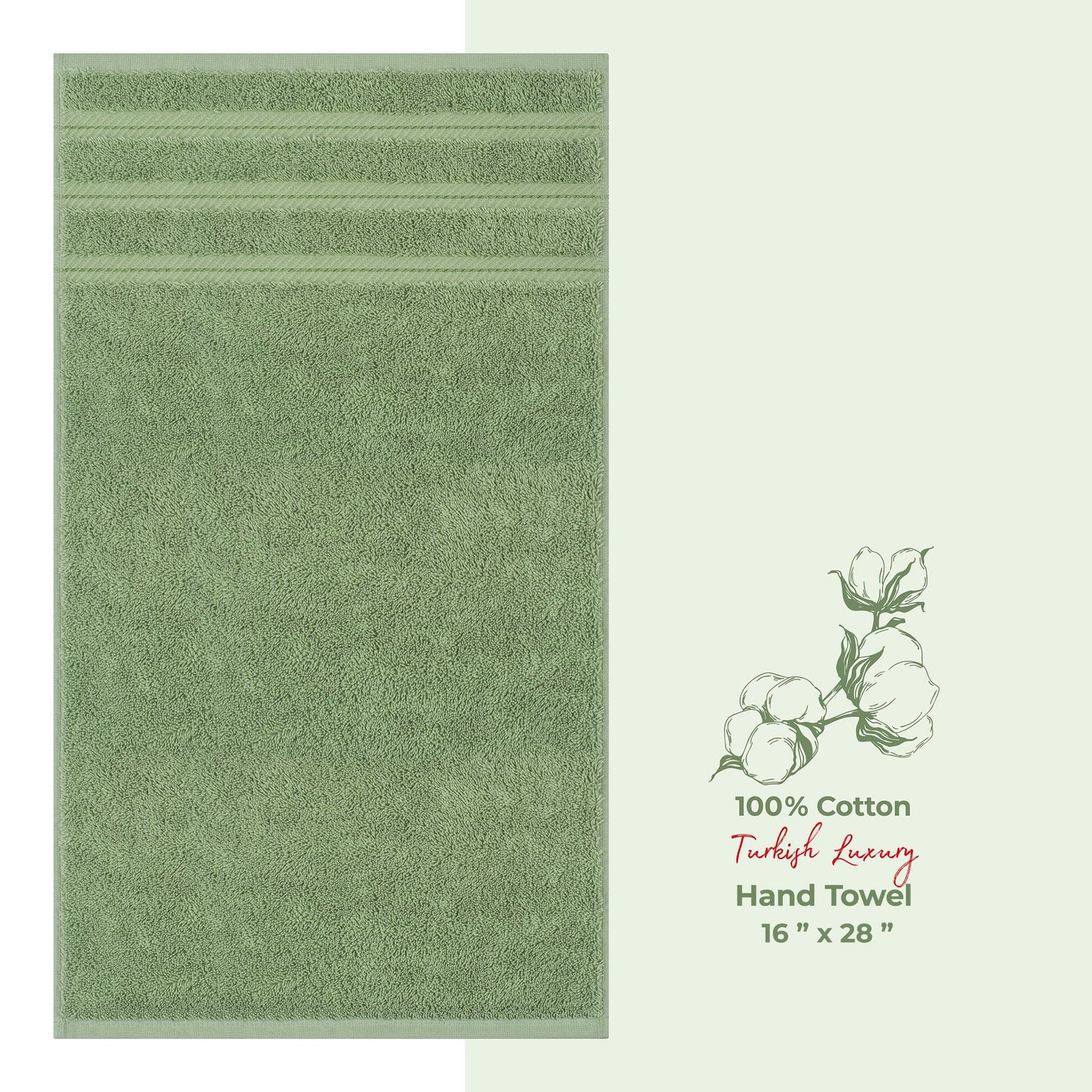 American Soft Linen Single Piece 100% Cotton Turkish Towels with 20 Different Colors, Create Your Set