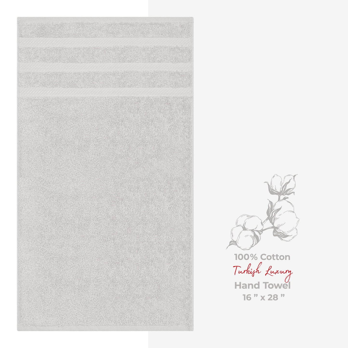 American Soft Linen Single Piece 100% Cotton Turkish Towels with 20 Different Colors, Create Your Set