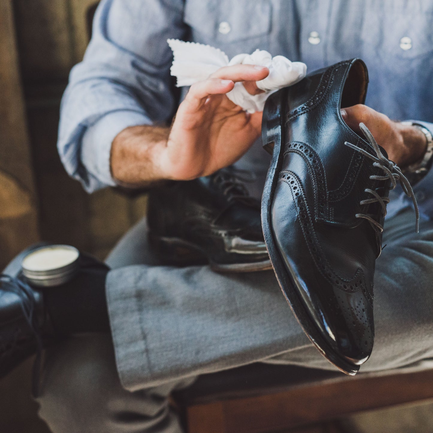 High Shine Shoe Polish Wax - Homeland Harvest