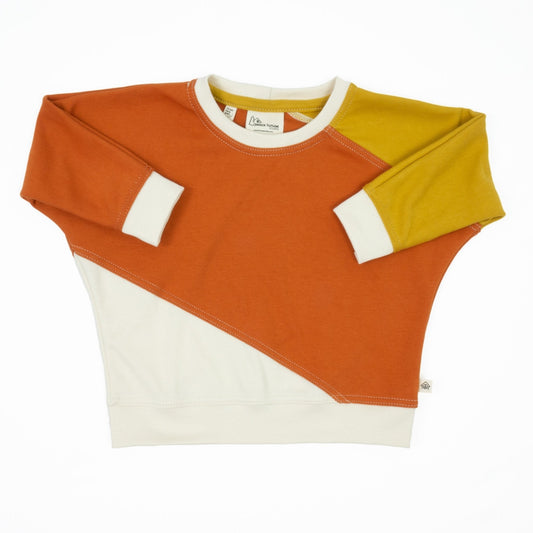 Baby Diagonal Colorblock Sweatshirt - Homeland Harvest