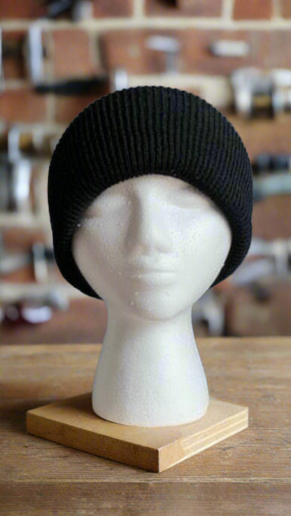 Black Wool Cap