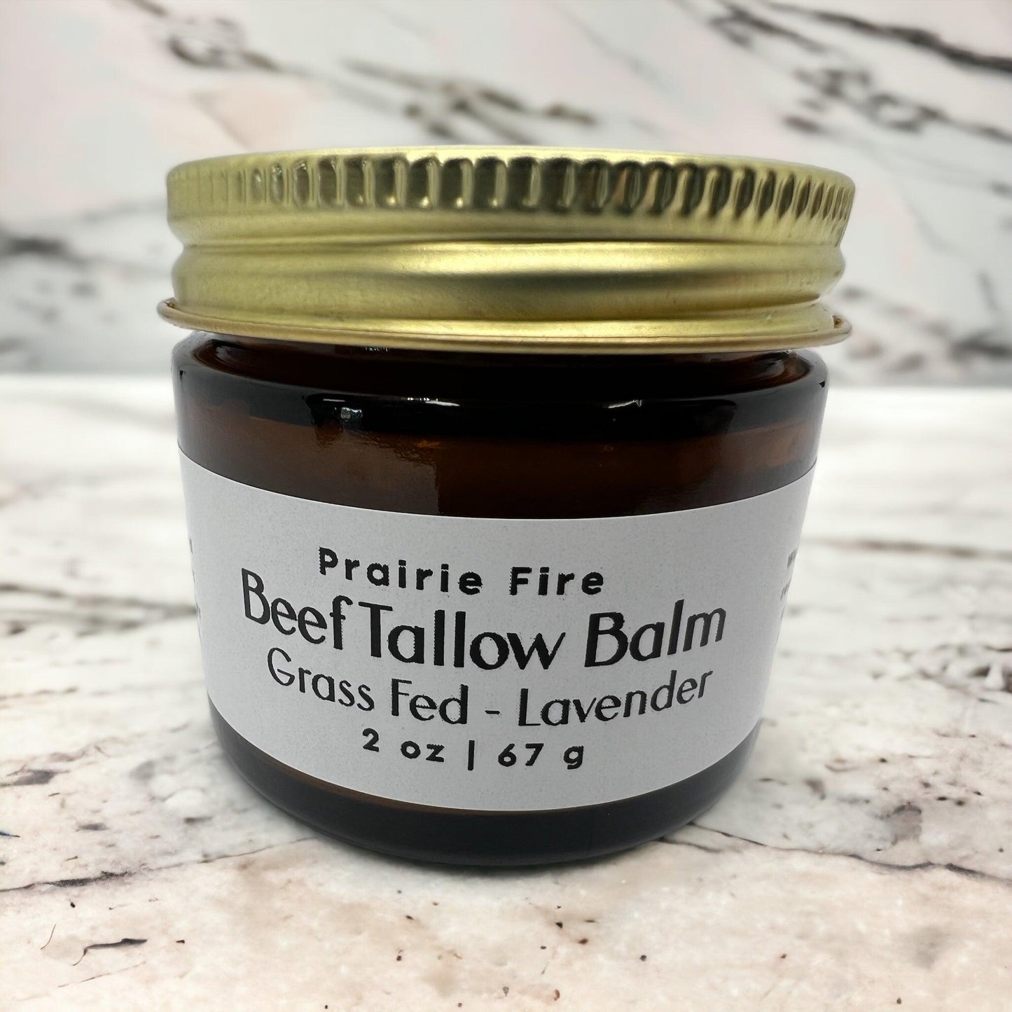 Grass Fed Beef Tallow Balm - 2 oz - Grown and Made in USA - Organic Grass Fed and Finished Tallow - Moisturizing Skin Care