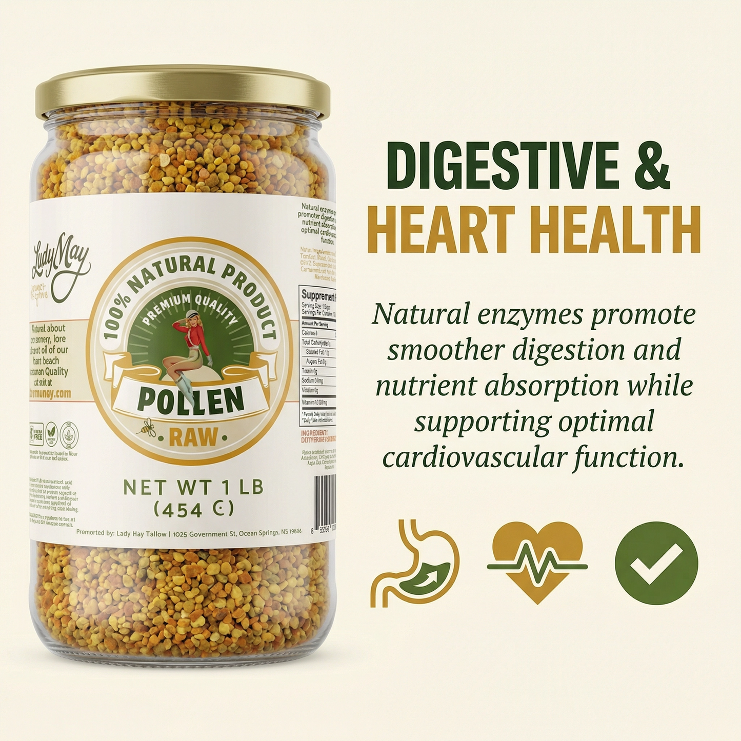 1 Pound Bee Pollen