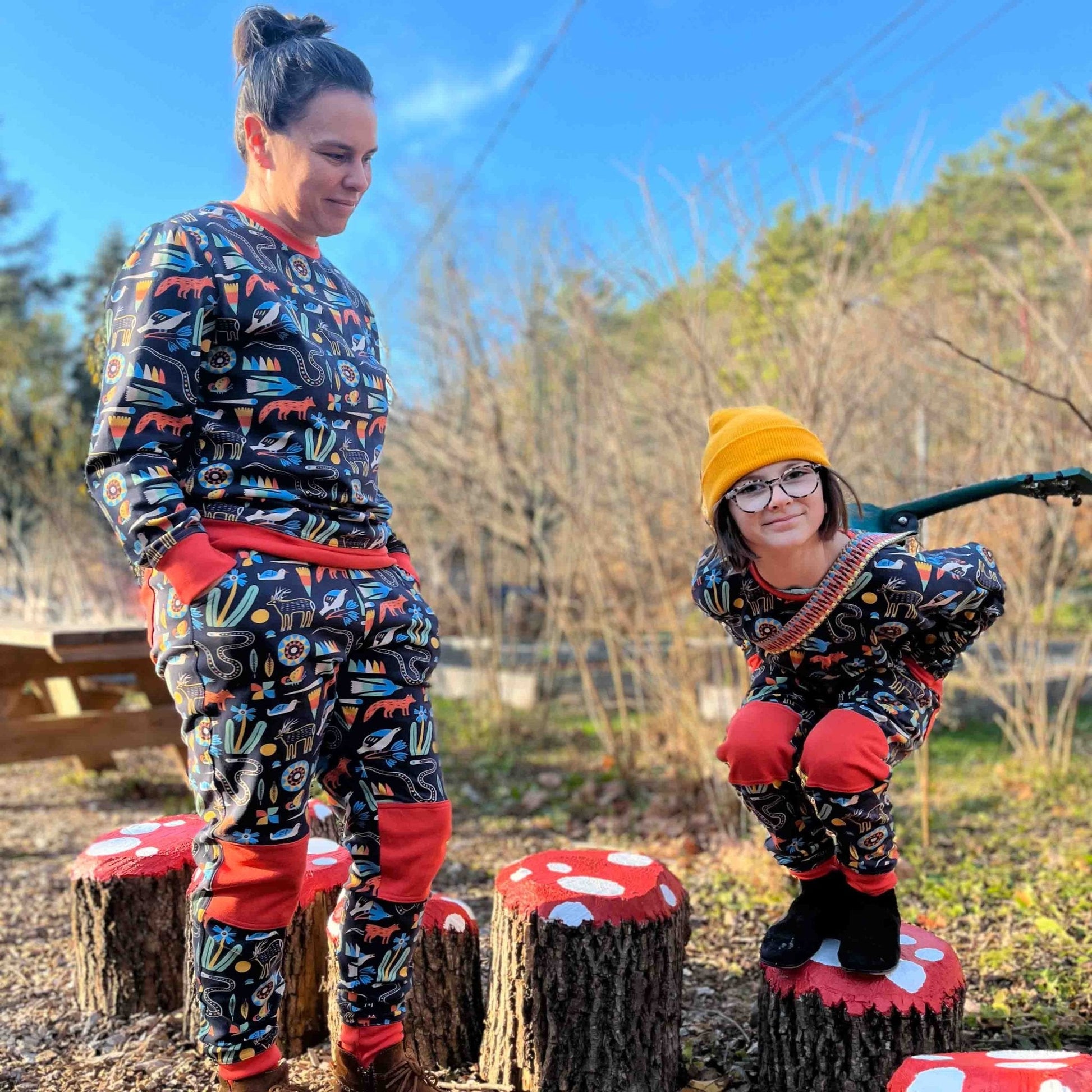 Big Kid Print Joggers - Homeland Harvest