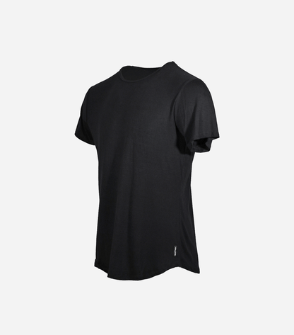 Bamboo Swift Curve-Hem T-Shirt - Heather Grey - Homeland Harvest