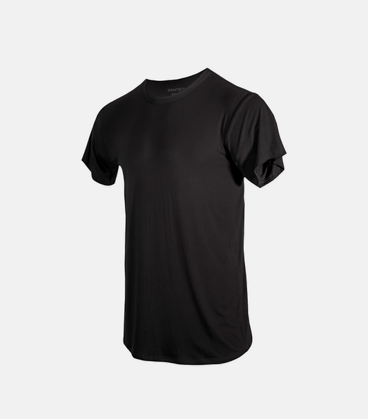 Bamboo Aerotech T-Shirt - Black - Homeland Harvest