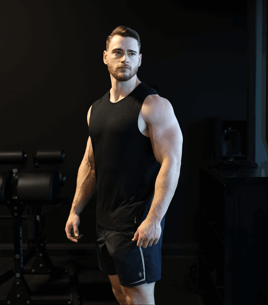 Bamboo Aerotech Tank - Black - Homeland Harvest