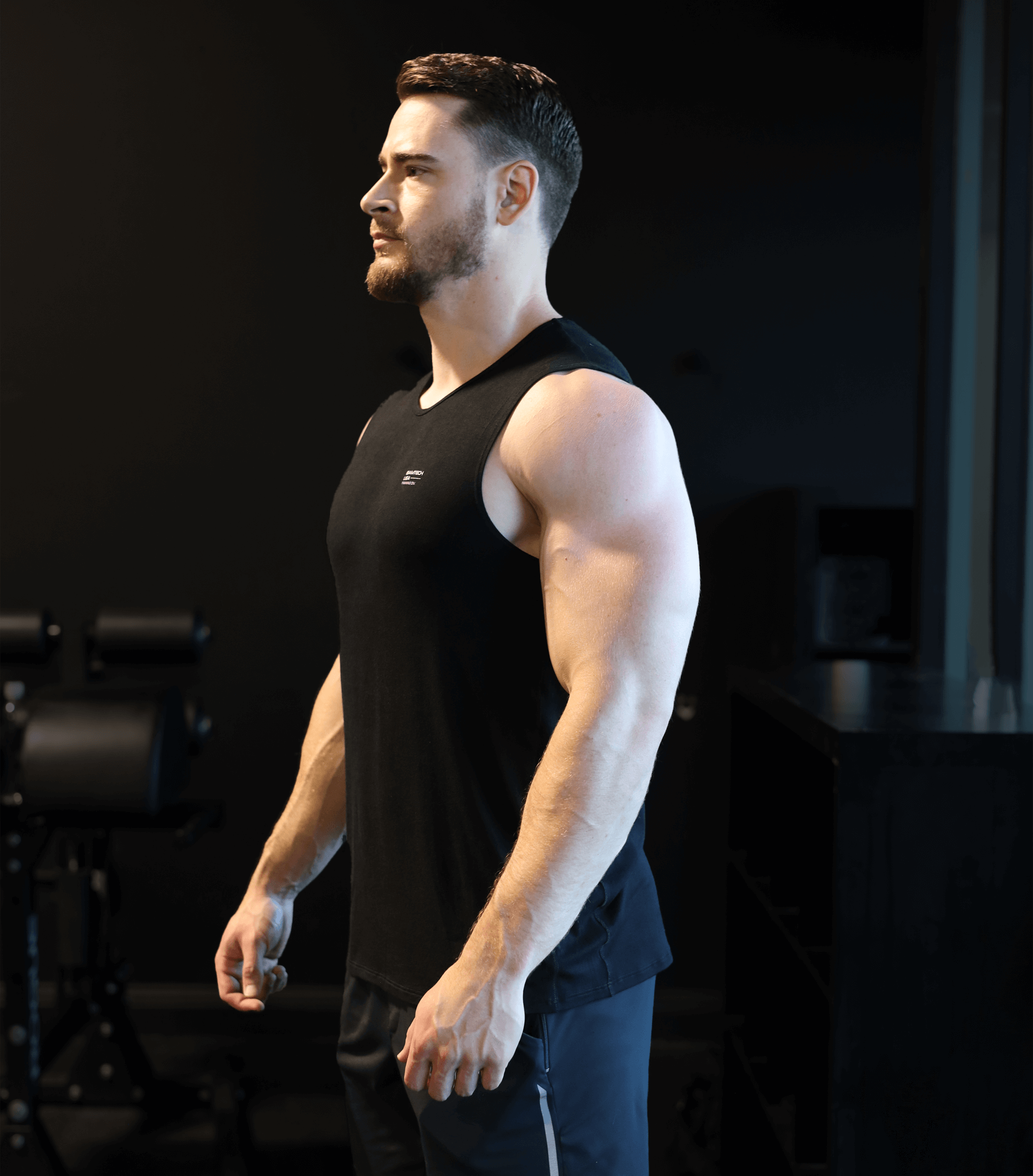 Bamboo Aerotech Tank - Training Div. Heather Grey - Homeland Harvest