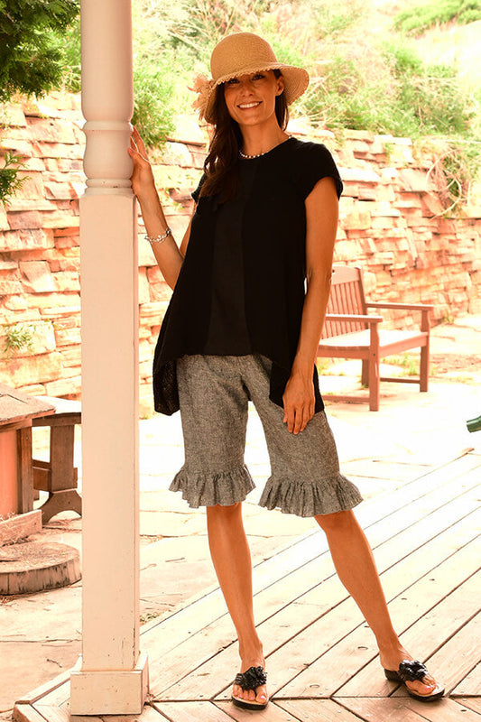 ruffled linen bloomers - Homeland Harvest