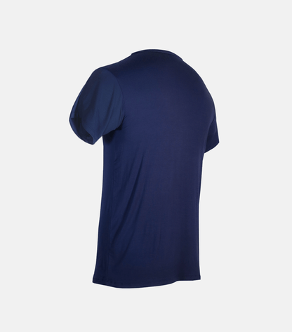 Bamboo Aerotech T-Shirt - Navy Blue - Homeland Harvest