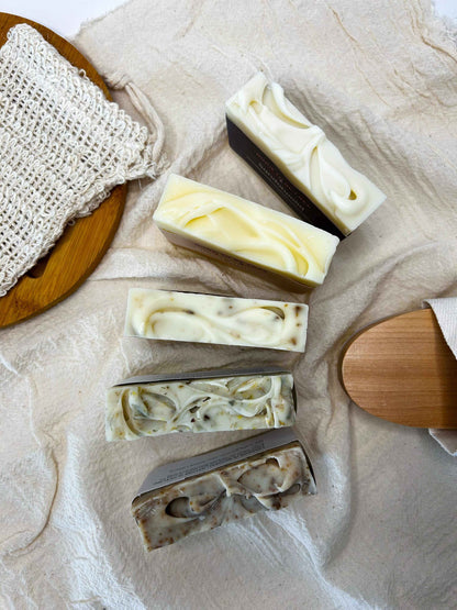 Dried Chamomile & Calendula Unscented Tallow Soap Bar