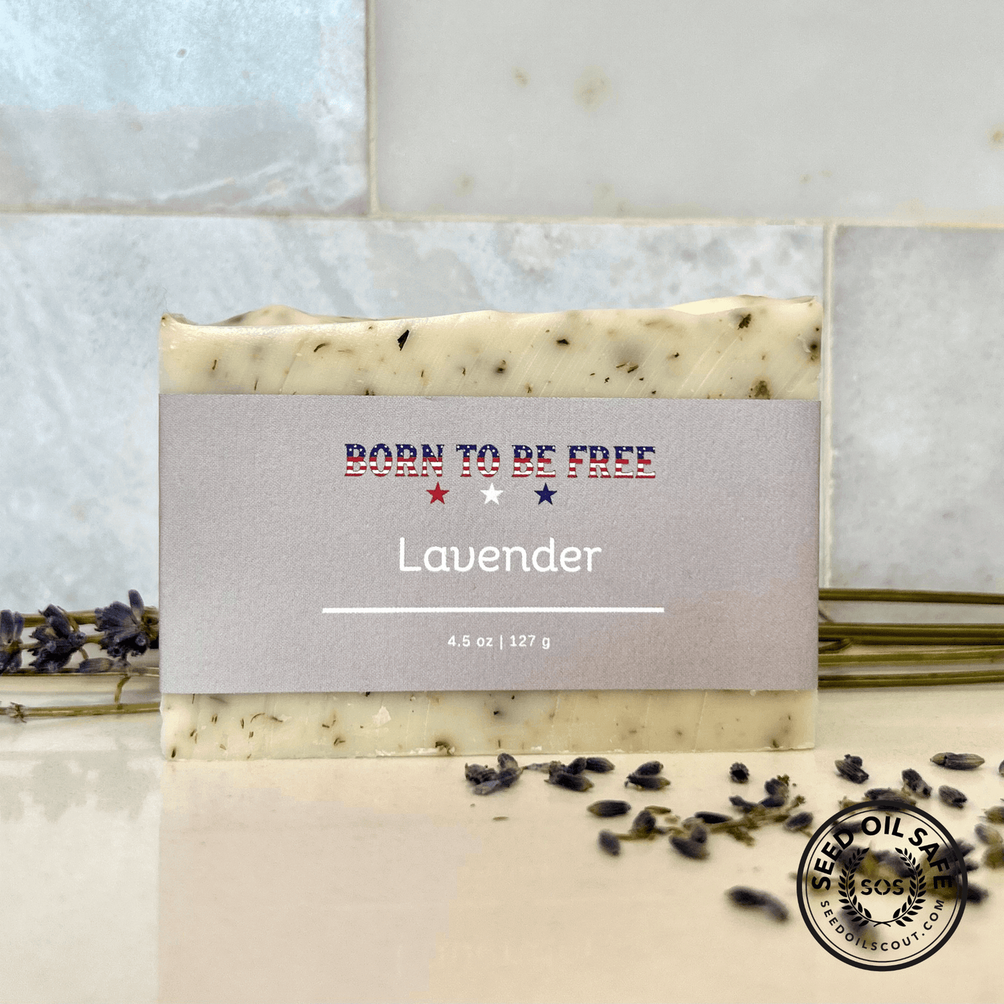 Lavender Tallow Soap Bar