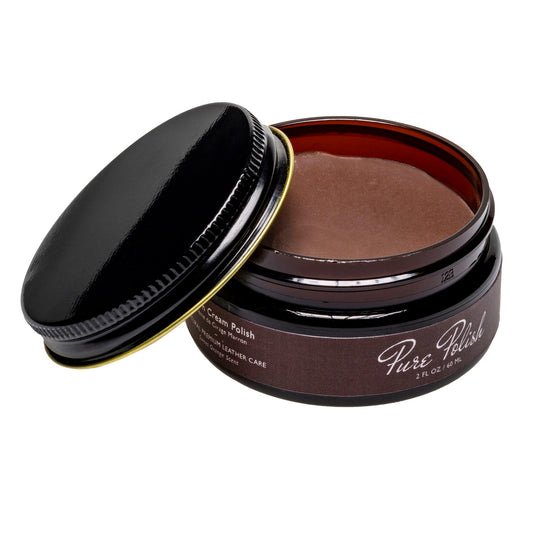 Brown Leather Cream Polish - Homeland Harvest