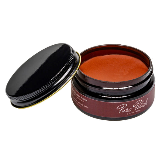 Burgundy Leather Cream Polish - Homeland Harvest