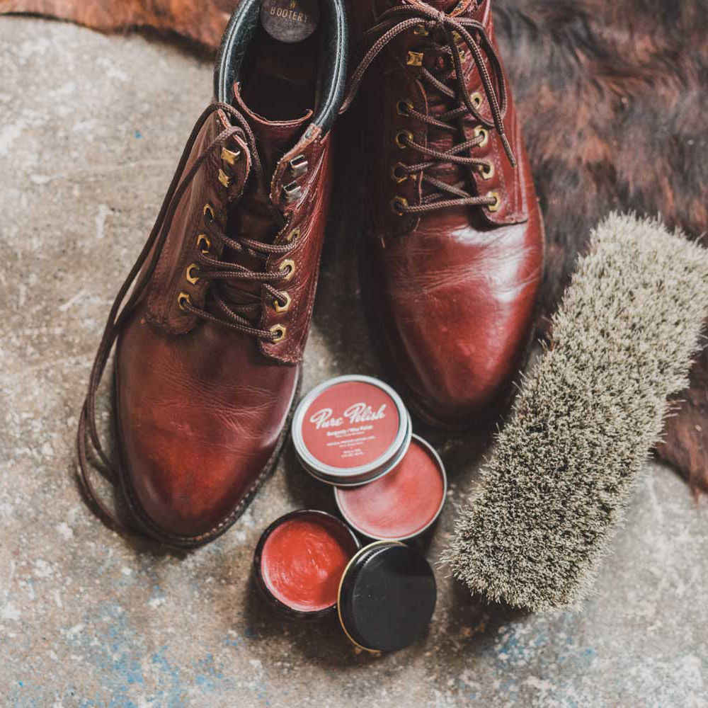 Burgundy Leather Cream Polish - Homeland Harvest