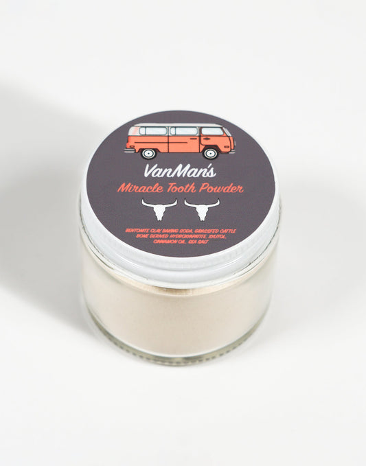 VanMan's Miracle Tooth Powder - Cinna-Bone 2 oz - Homeland Harvest