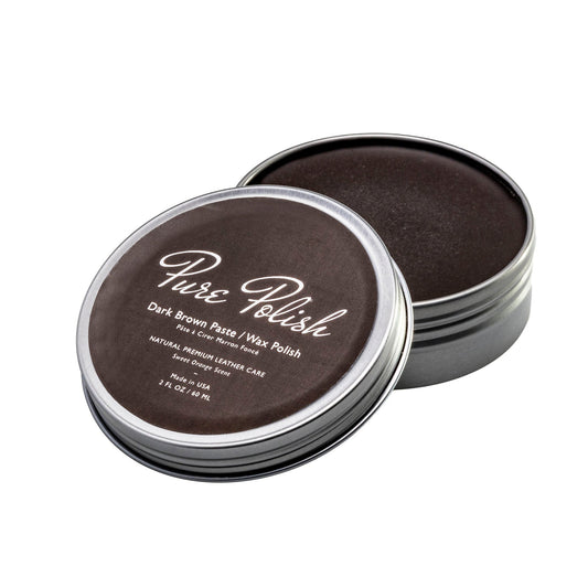 Dark Brown Shoe Polish Paste / Wax - Homeland Harvest