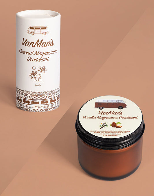 *New* VanMan's Vanilla Magnesium Deodorant - 2 oz - Homeland Harvest