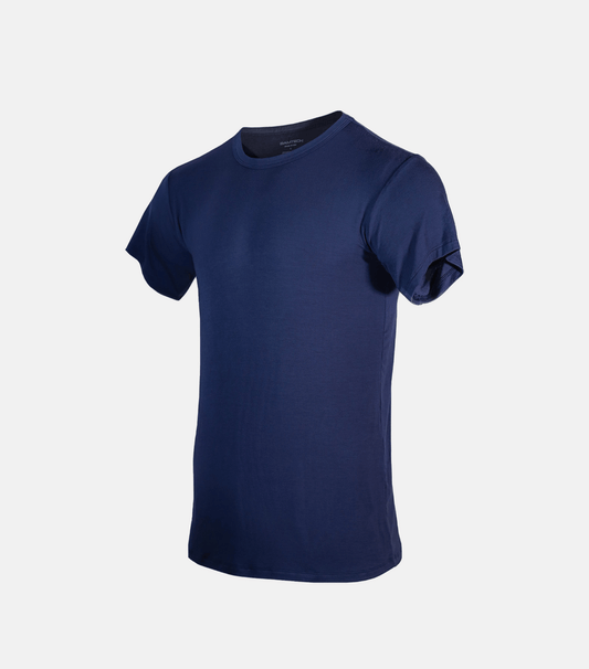 Bamboo Aerotech T-Shirt - Navy Blue - Homeland Harvest