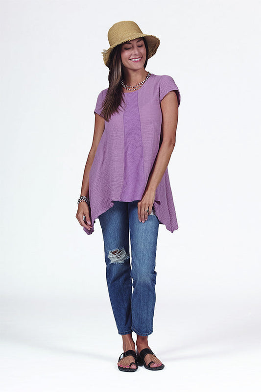 organic cotton gauze tunic - Homeland Harvest