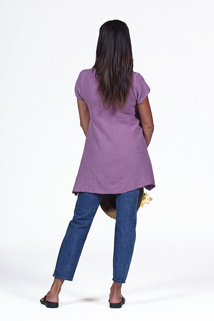 organic cotton gauze tunic - Homeland Harvest