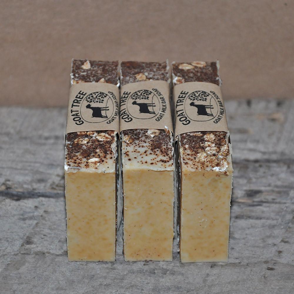 Goat Milk & Honey Oatmeal Goodness Soap, Unscented - Homeland Harvest