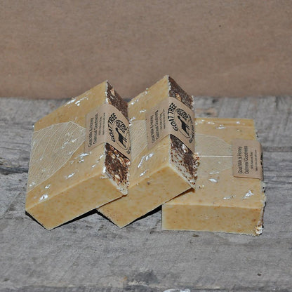 Goat Milk & Honey Oatmeal Goodness Soap, Unscented - Homeland Harvest